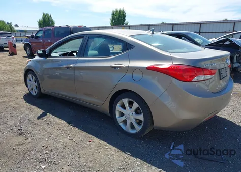 2013 Hyundai Elantra Limited from USA, damaged, VIN 5NPDH4AE2DH411405